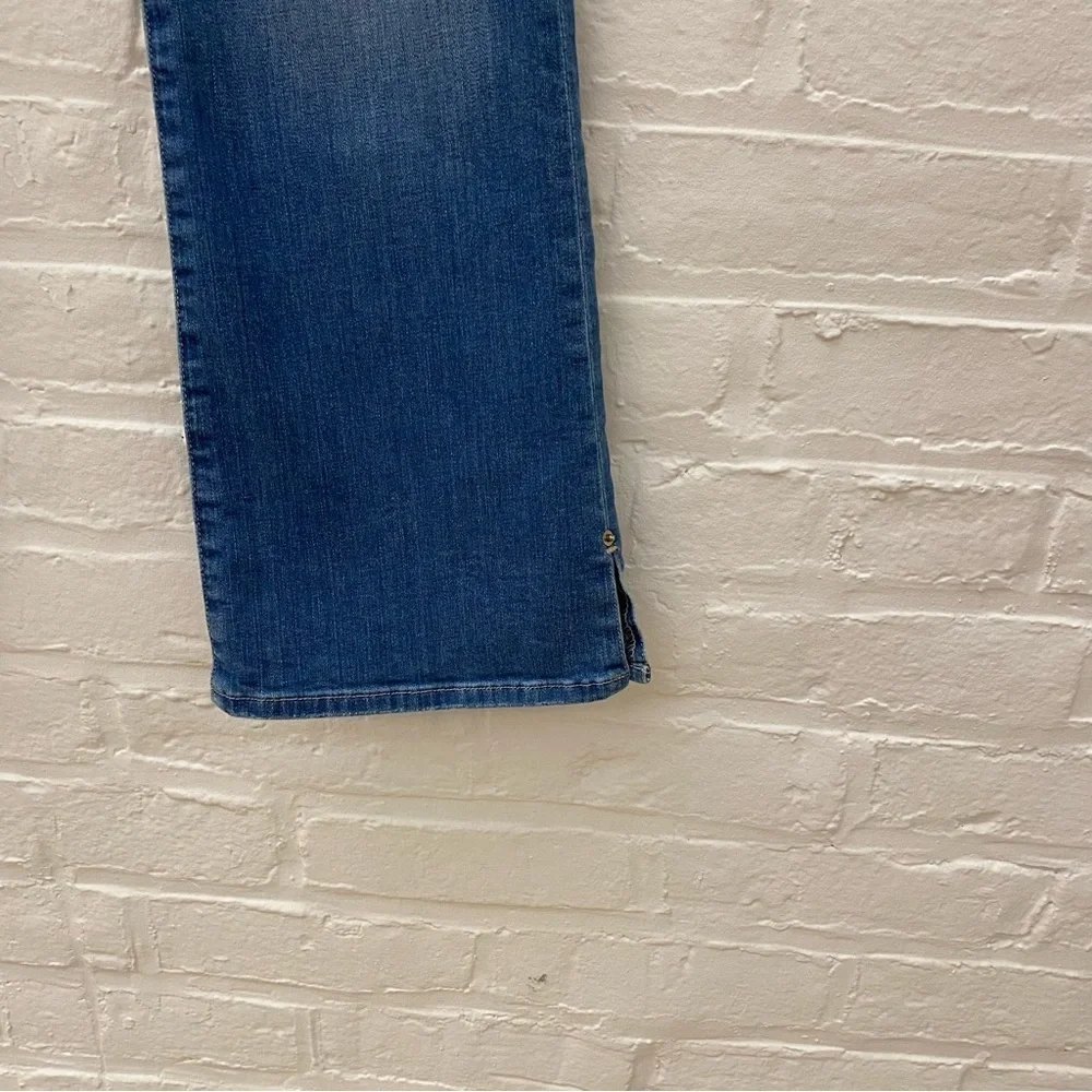 Frame || Le Crop Mini Boot Jeans‎ Stretch Slit Morongo Blue Wash 27 - Picture 2 of 9
